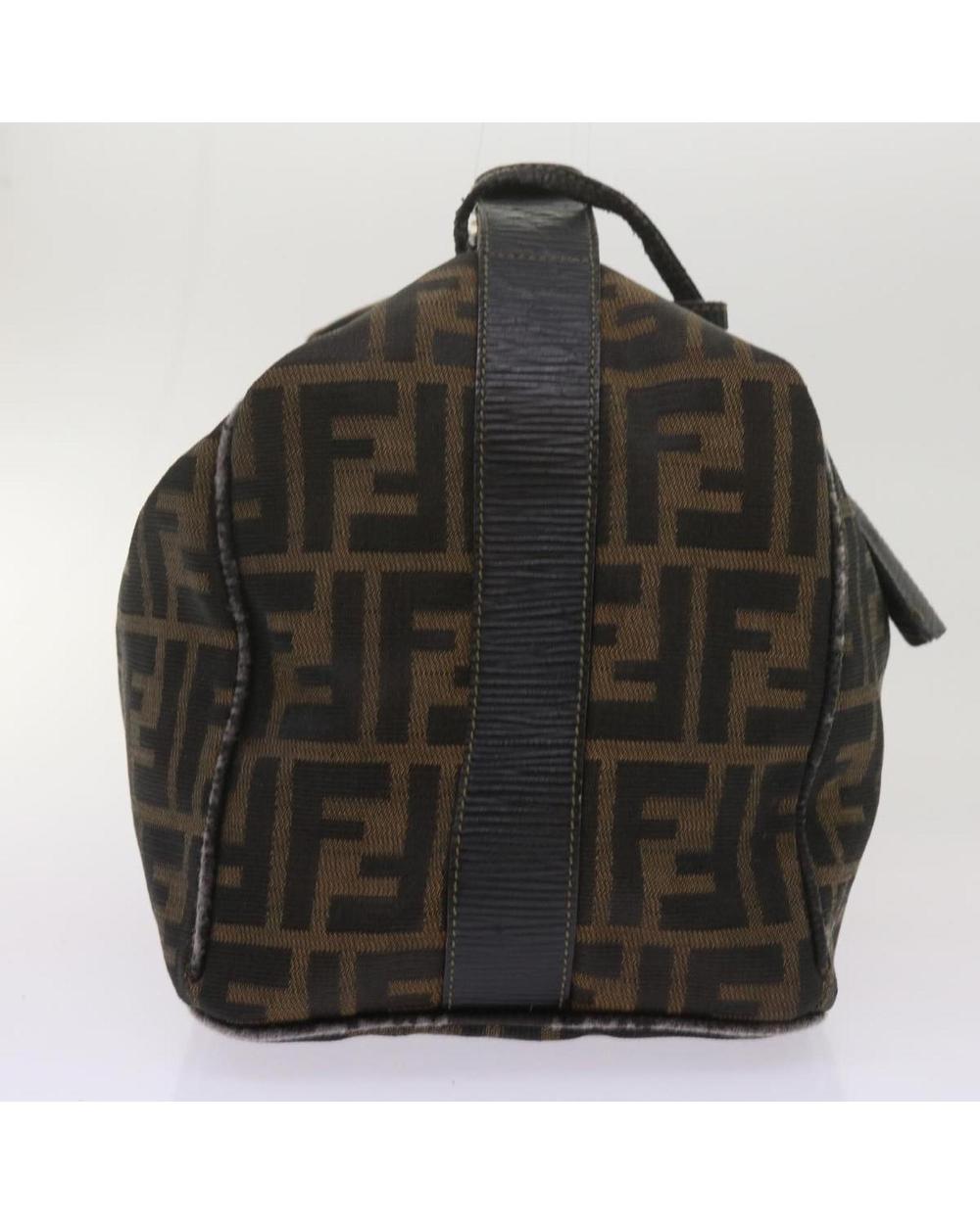 Brown Canvas Fendi Handbag