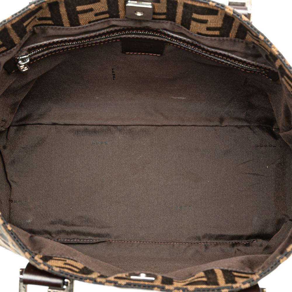 Brown Canvas Fendi Handbag