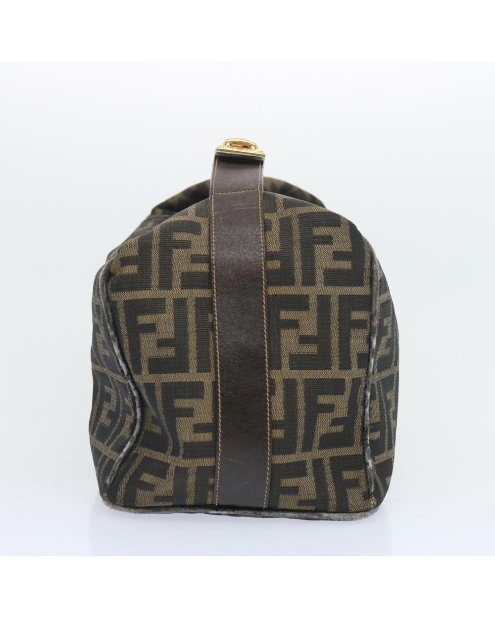 Brown Canvas Fendi Handbag