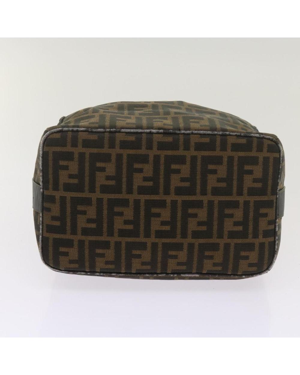 Brown Canvas Fendi Handbag