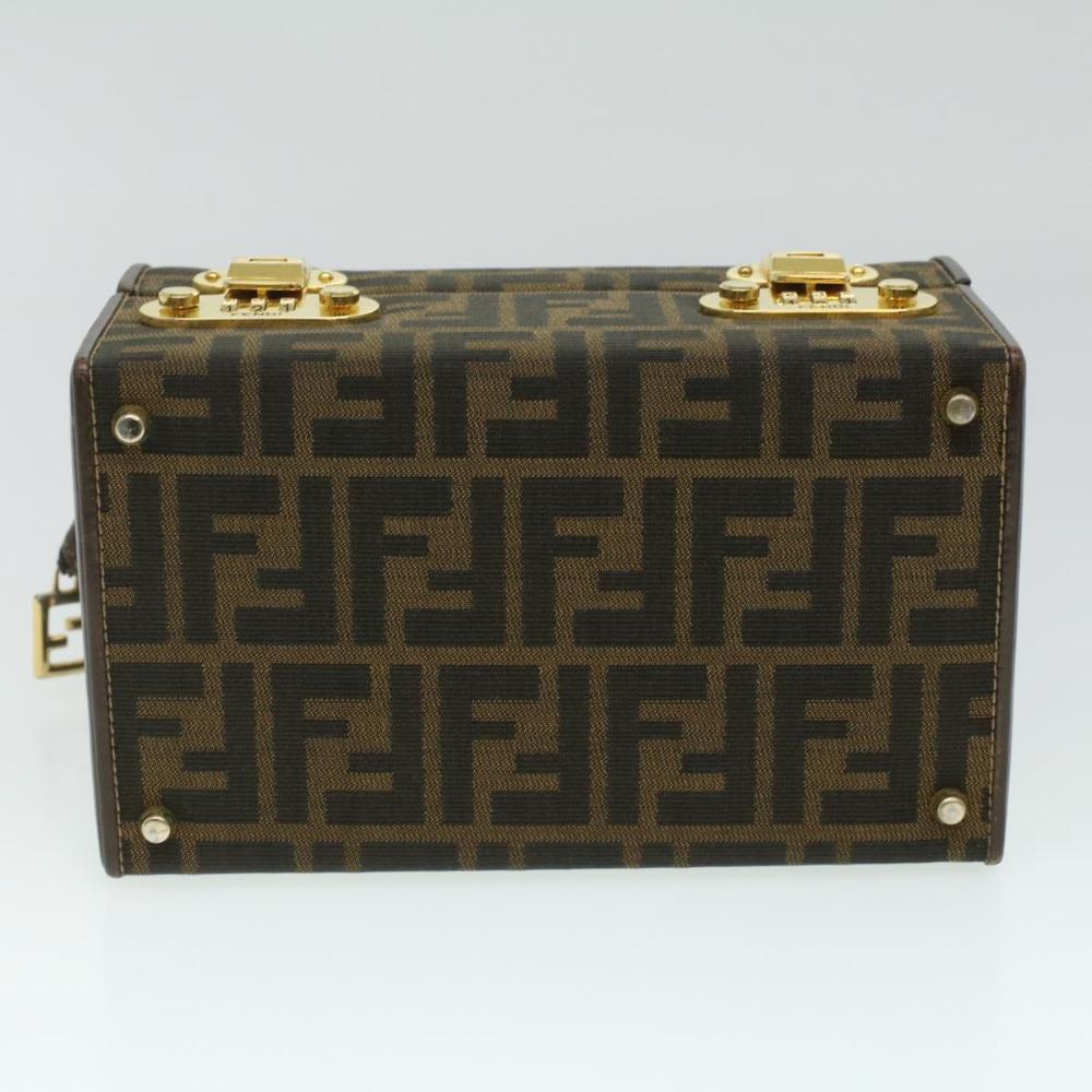 Brown Canvas Fendi Handbag