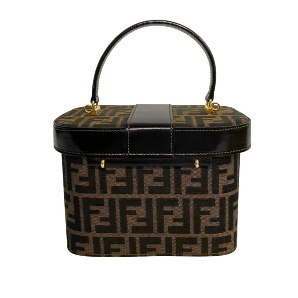 Brown Canvas Fendi Handbag