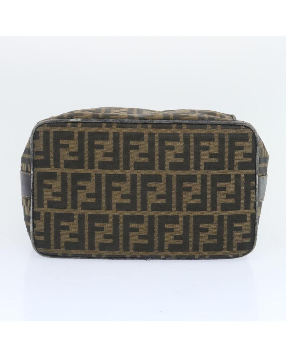 Brown Canvas Fendi Handbag