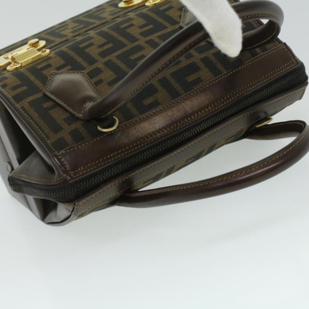 Brown Canvas Fendi Handbag