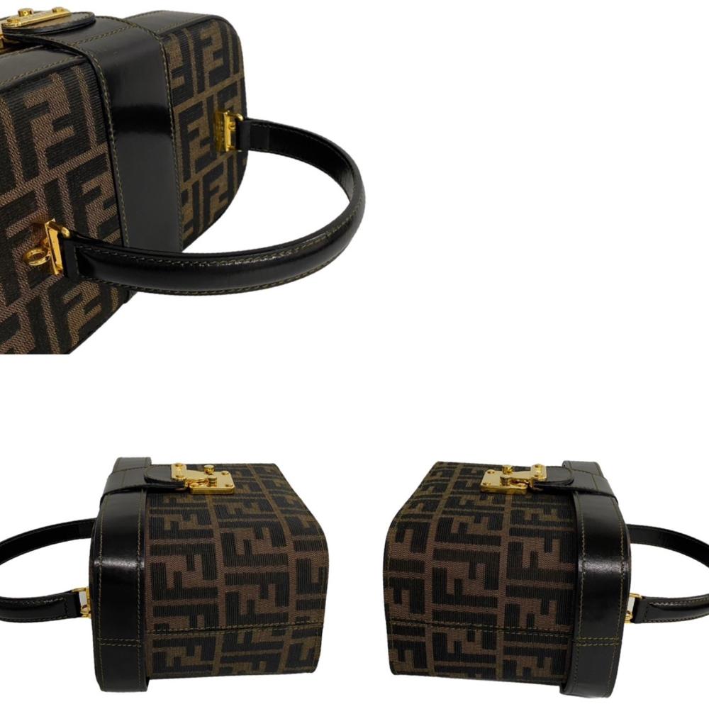 Brown Canvas Fendi Handbag