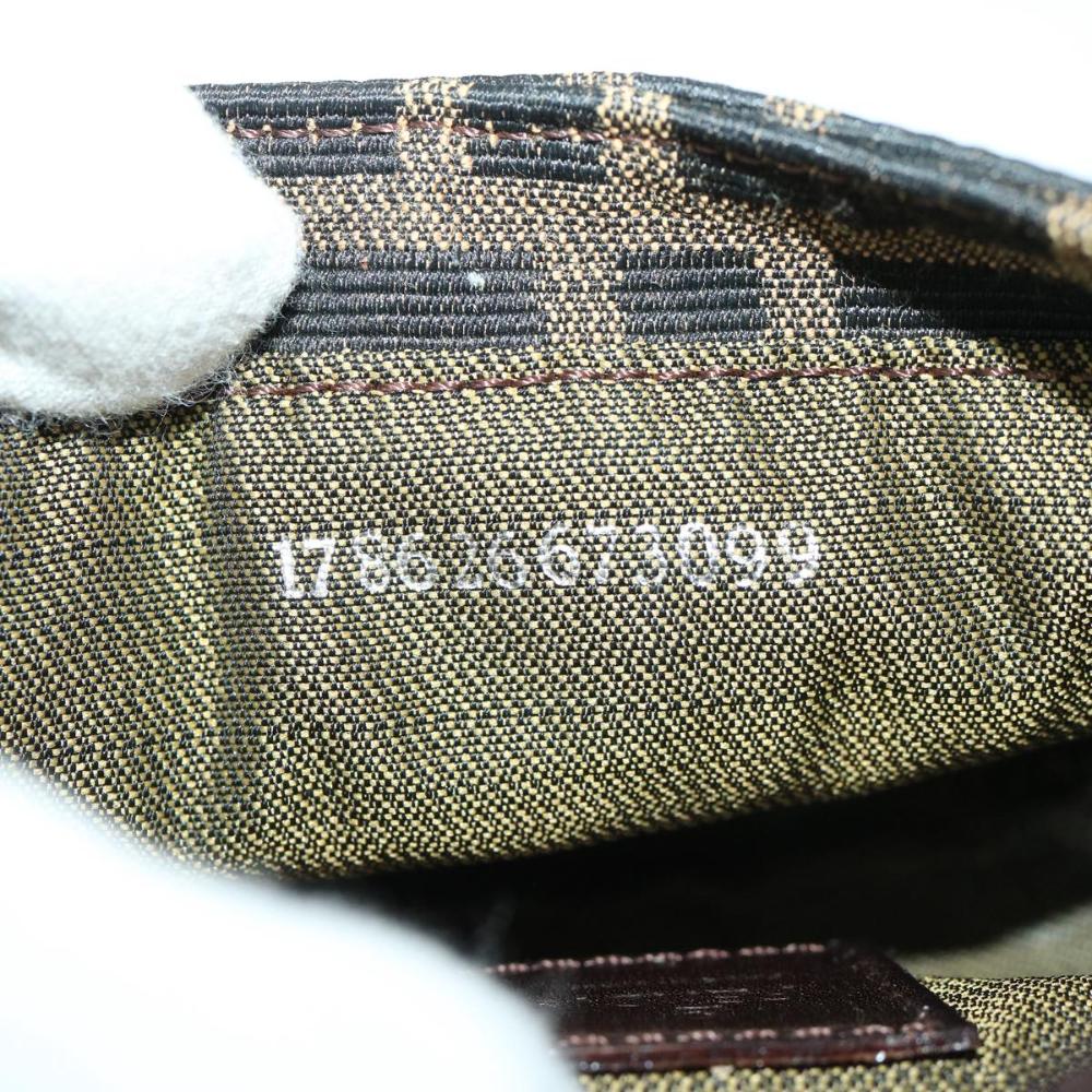 Brown Canvas Fendi Handbag