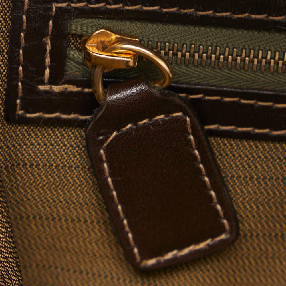 Brown Canvas Fendi Handbag