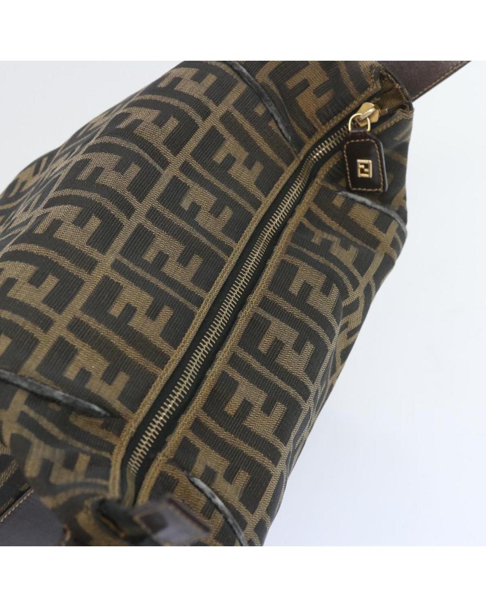 Brown Canvas Fendi Handbag