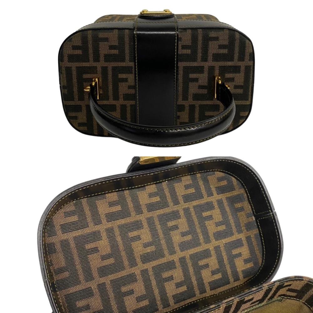 Brown Canvas Fendi Handbag