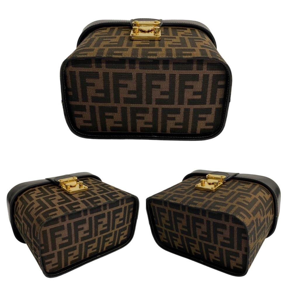 Brown Canvas Fendi Handbag
