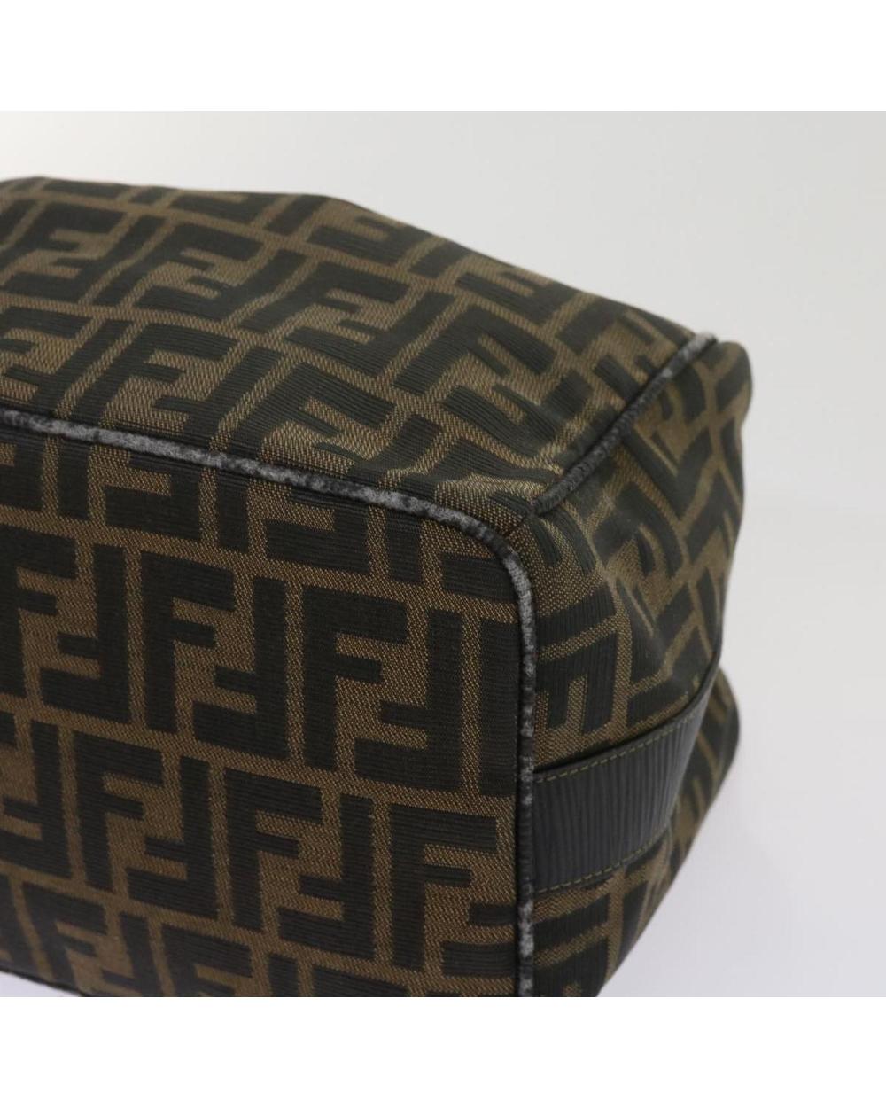 Brown Canvas Fendi Handbag