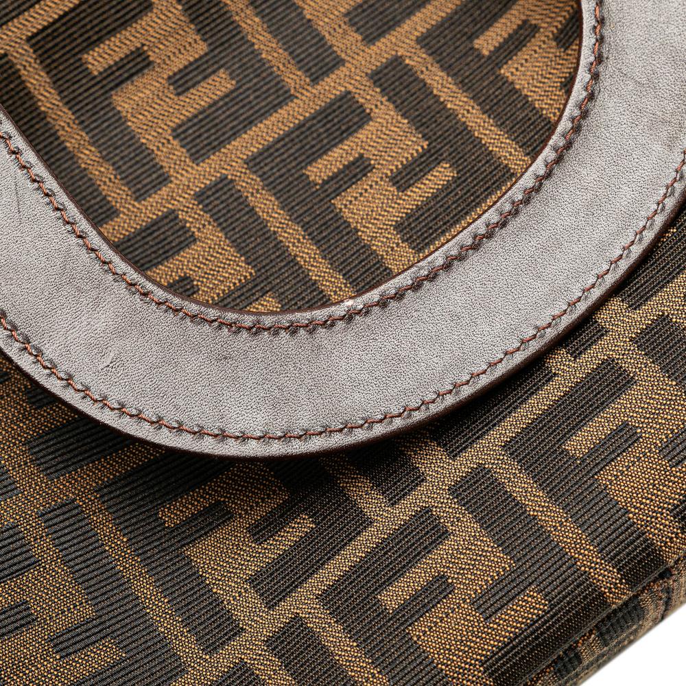 Brown Canvas Fendi Handbag
