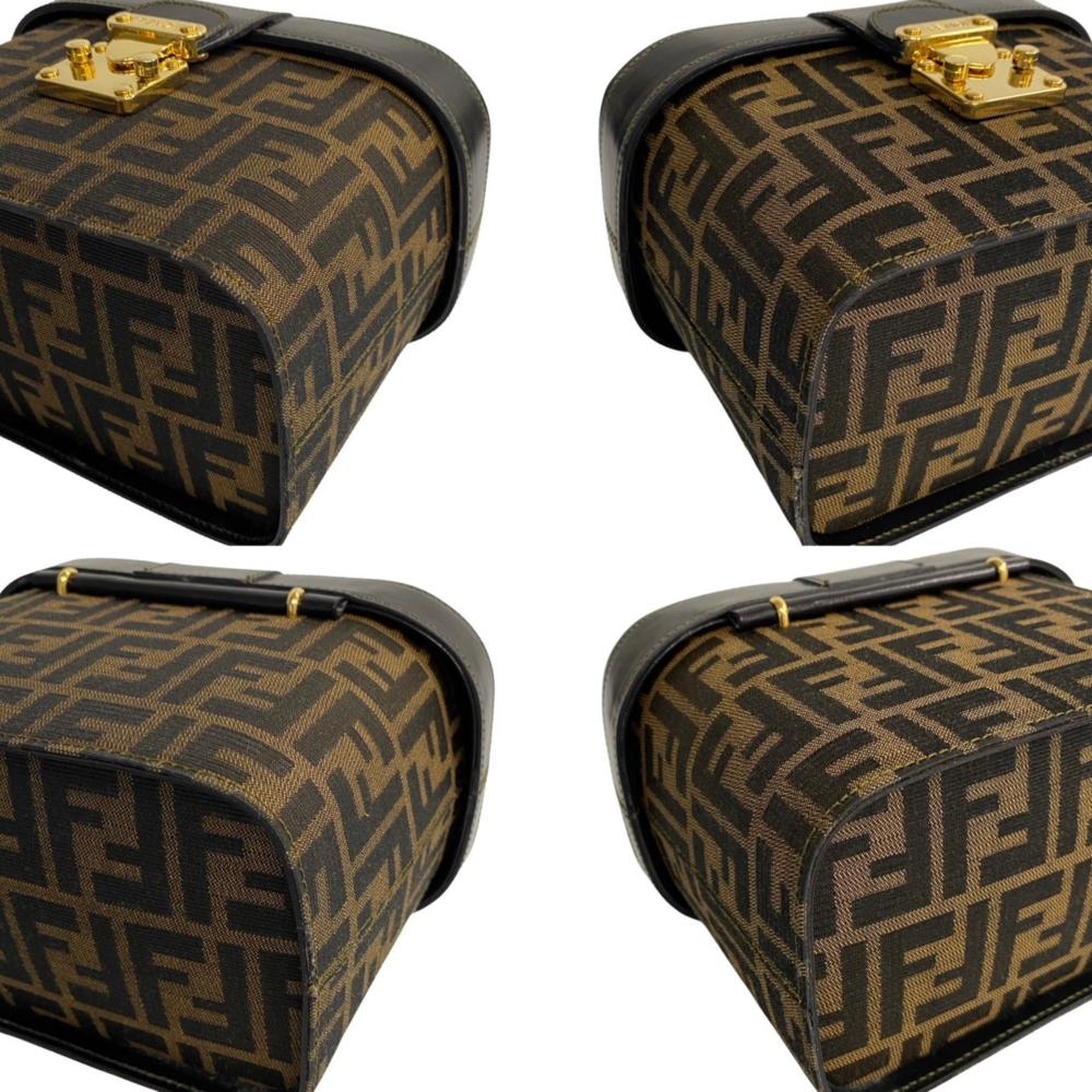 Brown Canvas Fendi Handbag