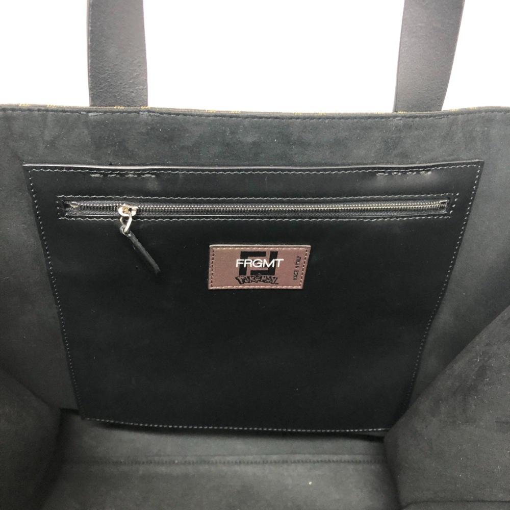 Brown Canvas Fendi Tote