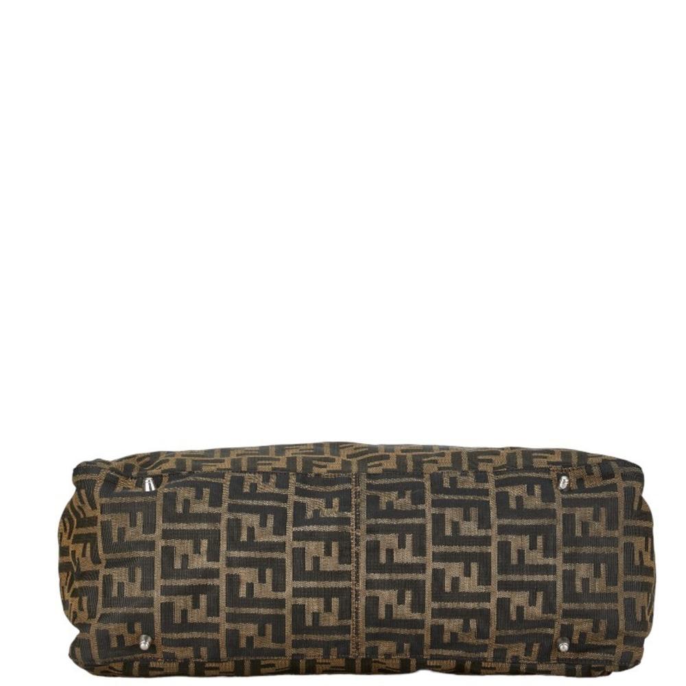 Brown Canvas Fendi Tote