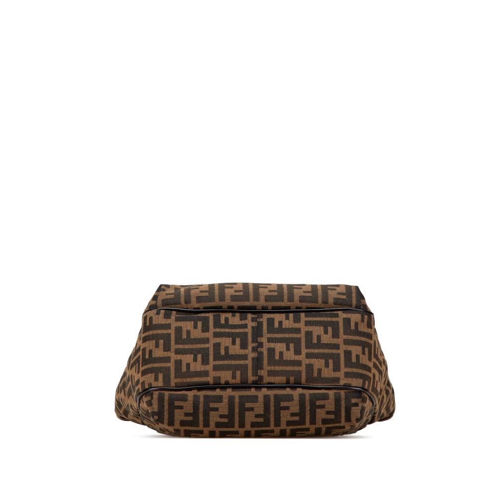 Brown Canvas Fendi Tote