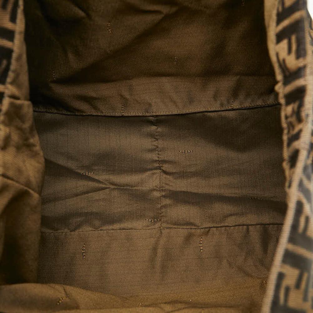 Brown Canvas Fendi Tote