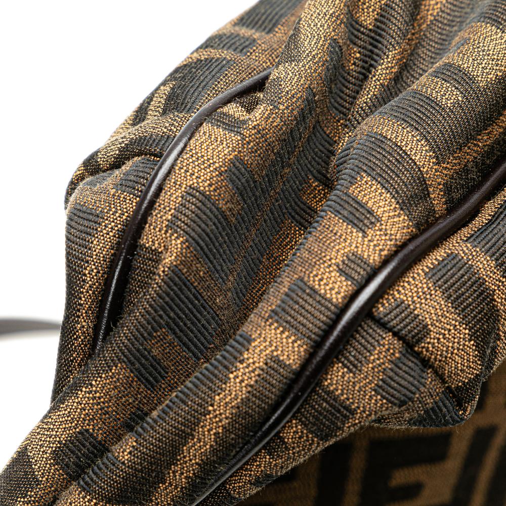 Brown Canvas Fendi Tote