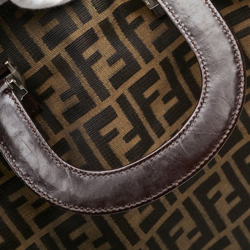 Brown Canvas Fendi Tote