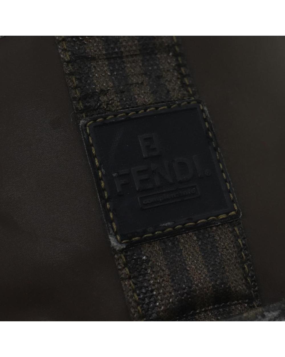 Brown Cotton Fendi Handbag