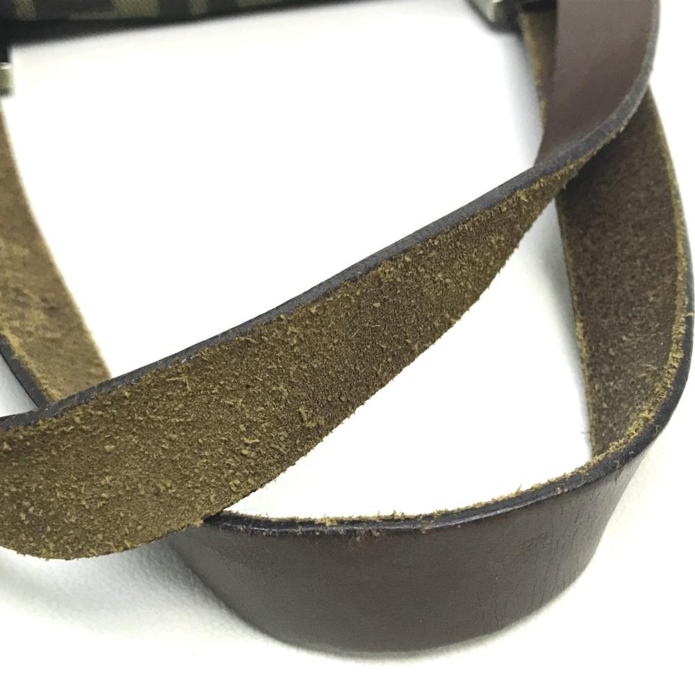 Brown Fabric Fendi Baguette