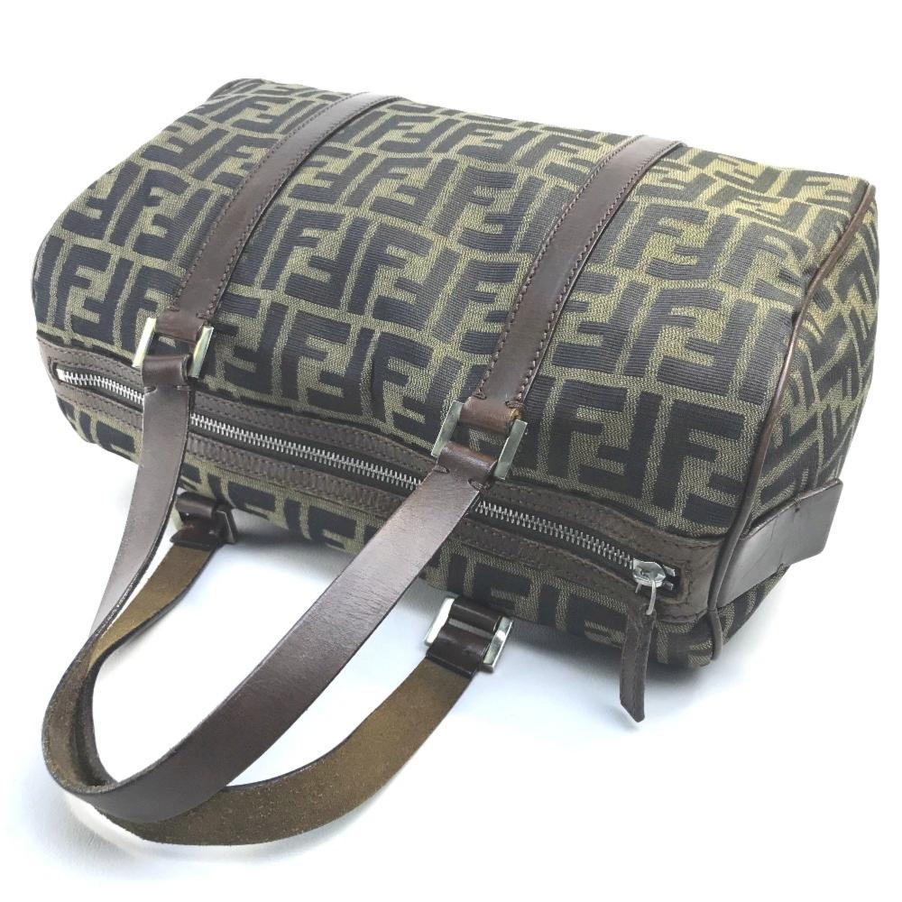 Brown Fabric Fendi Baguette