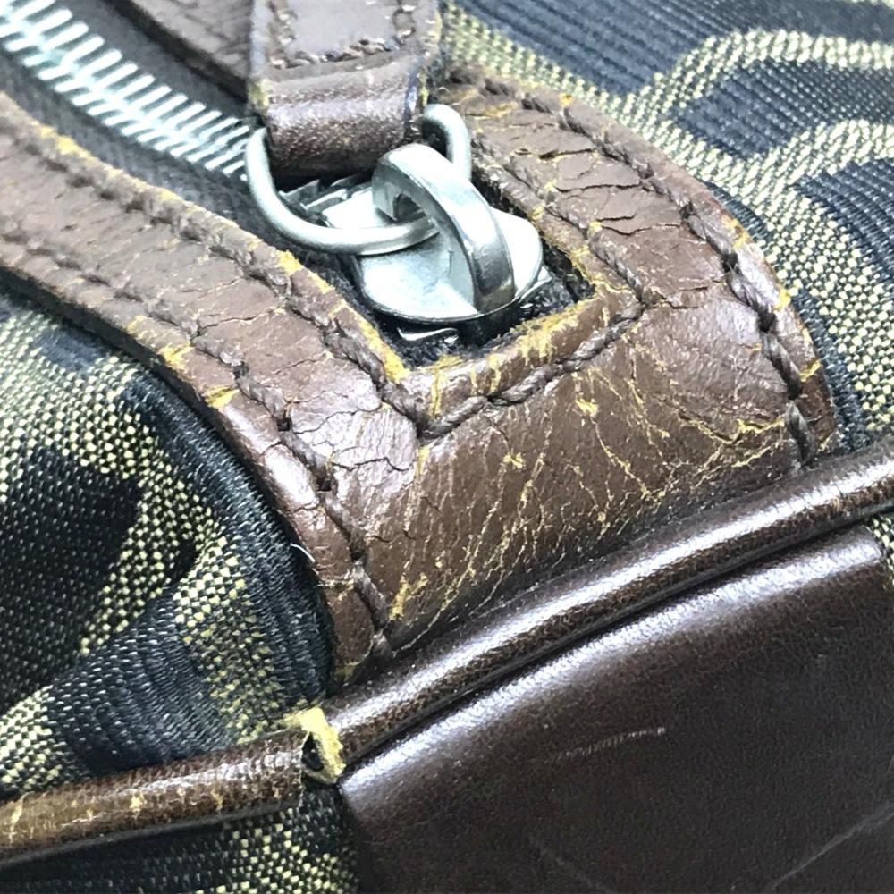 Brown Fabric Fendi Baguette