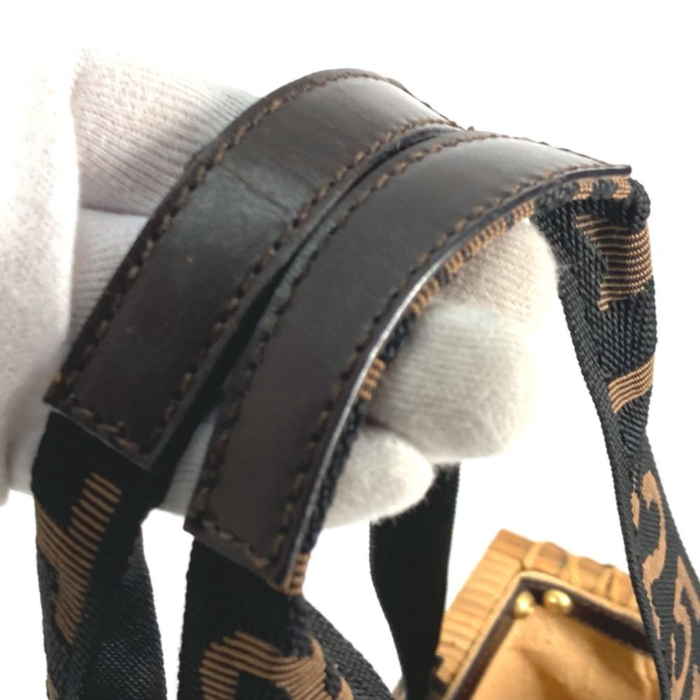 Brown Fabric Fendi Baguette