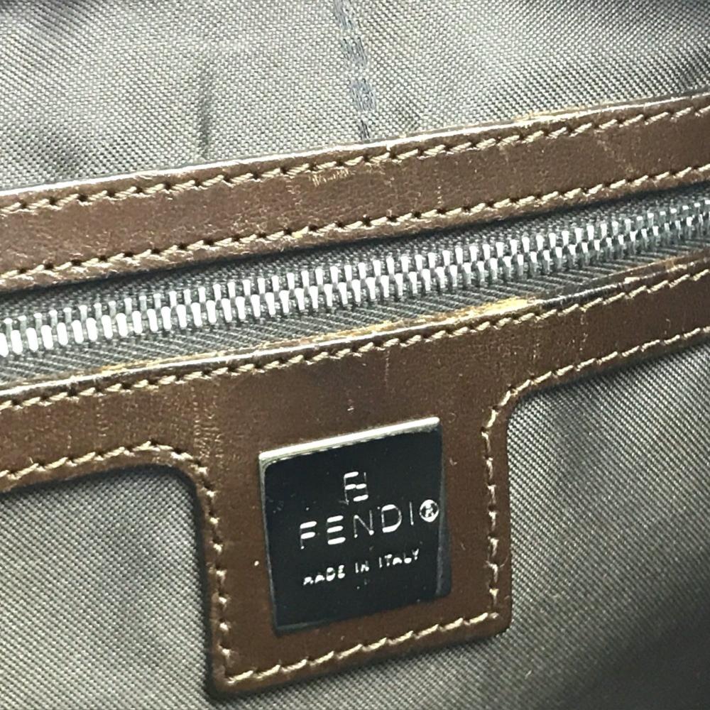 Brown Fabric Fendi Baguette