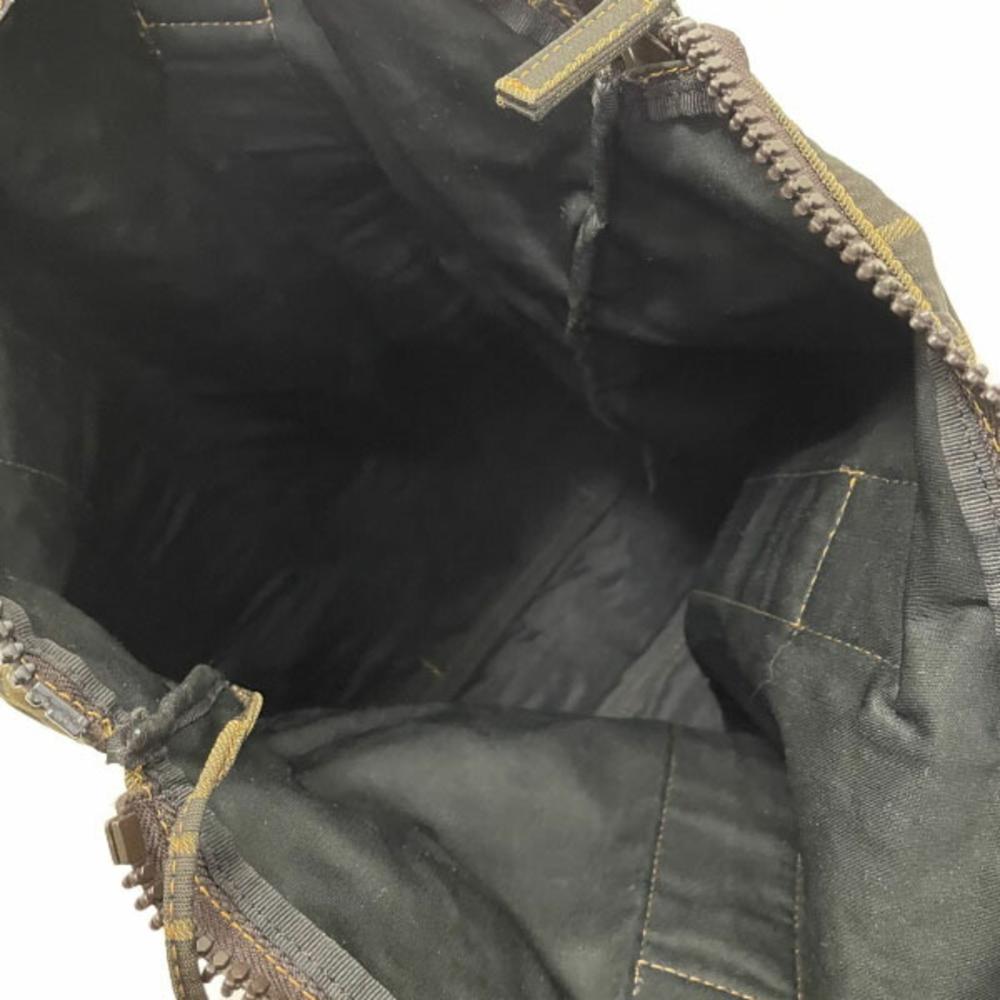 Brown Fabric Fendi Tote