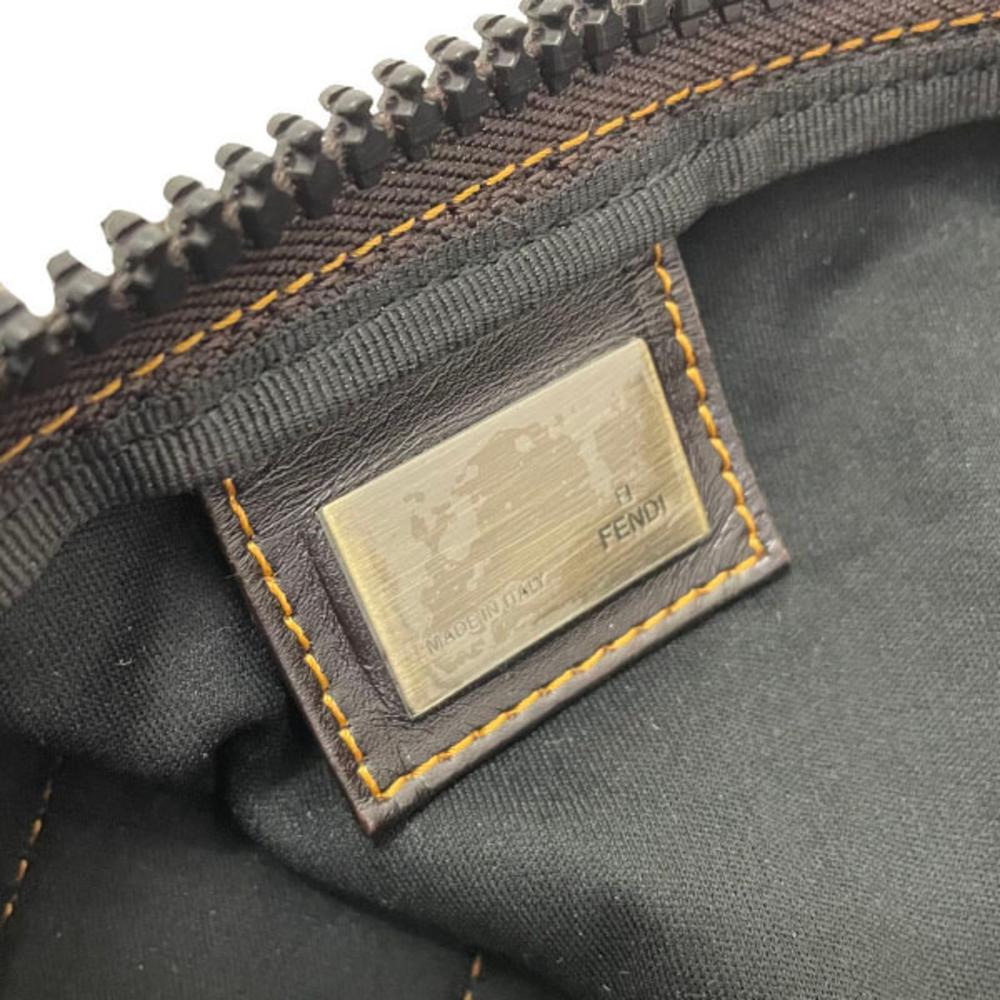Brown Fabric Fendi Tote