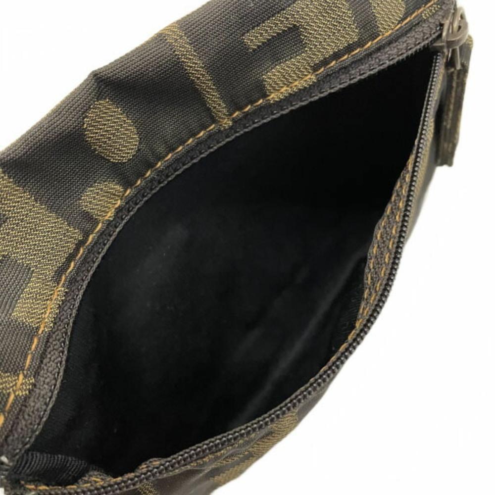 Brown Fabric Fendi Tote