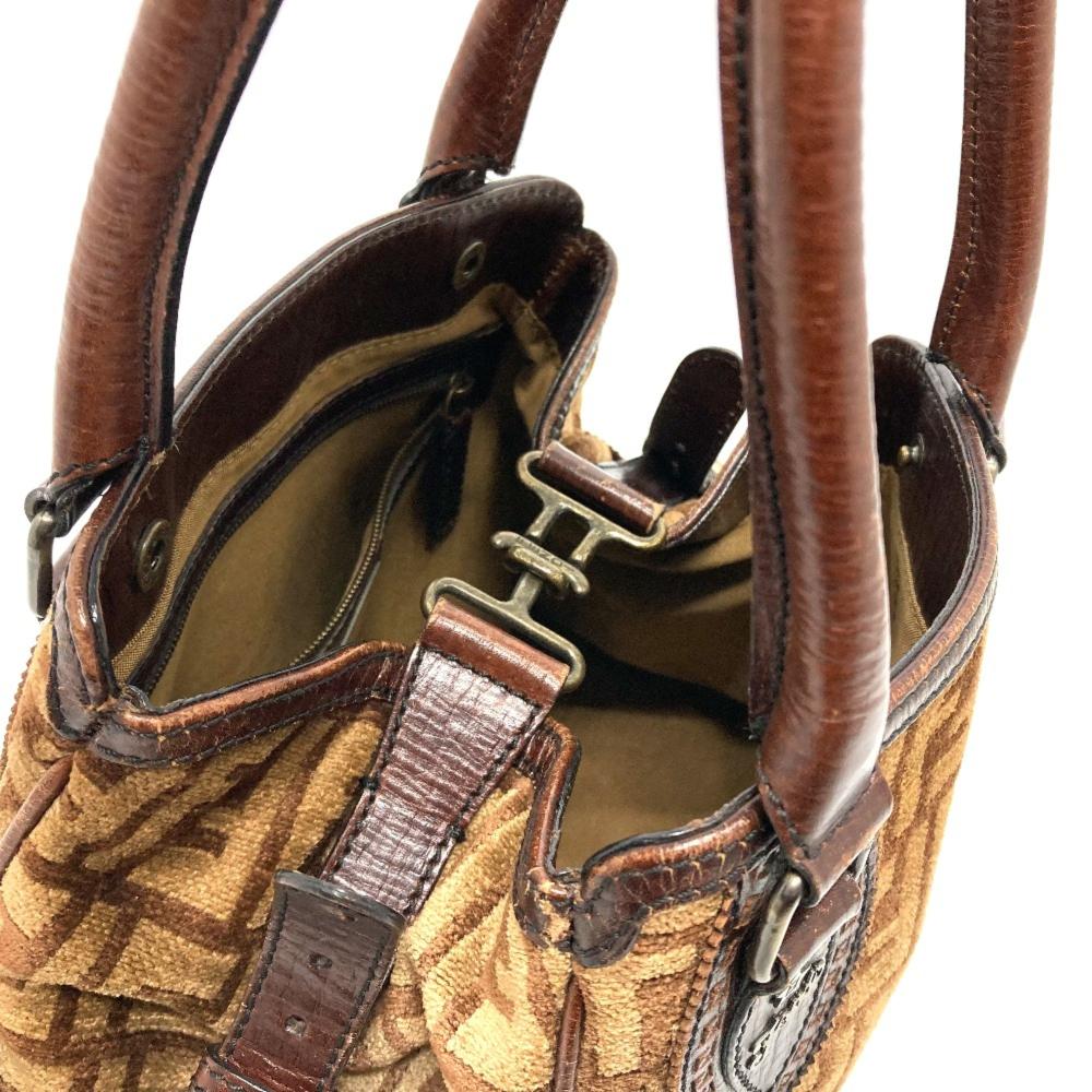 Brown Leather Fendi Baguette