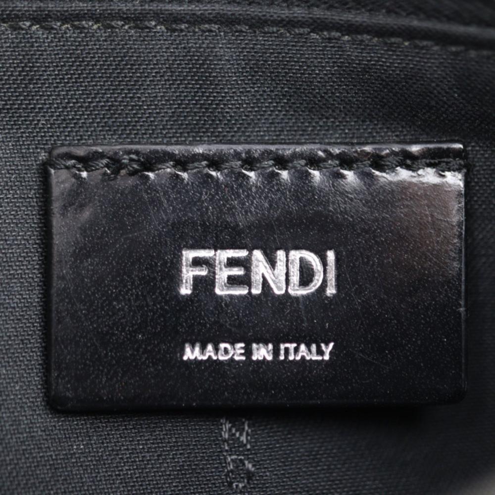 Brown Leather Fendi Crossbody Bag