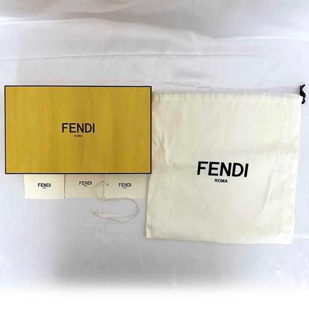 Brown Leather Fendi Shoulder Bag