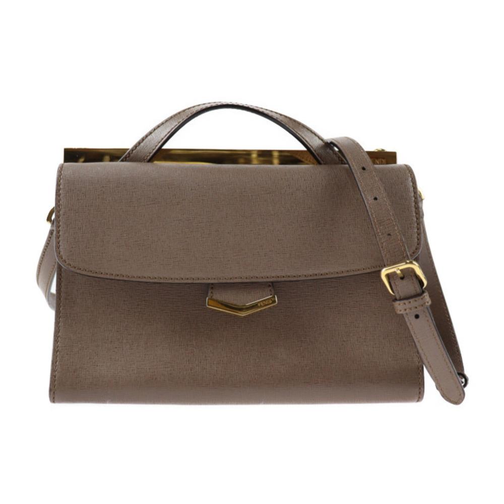 Brown Leather Fendi Handbag