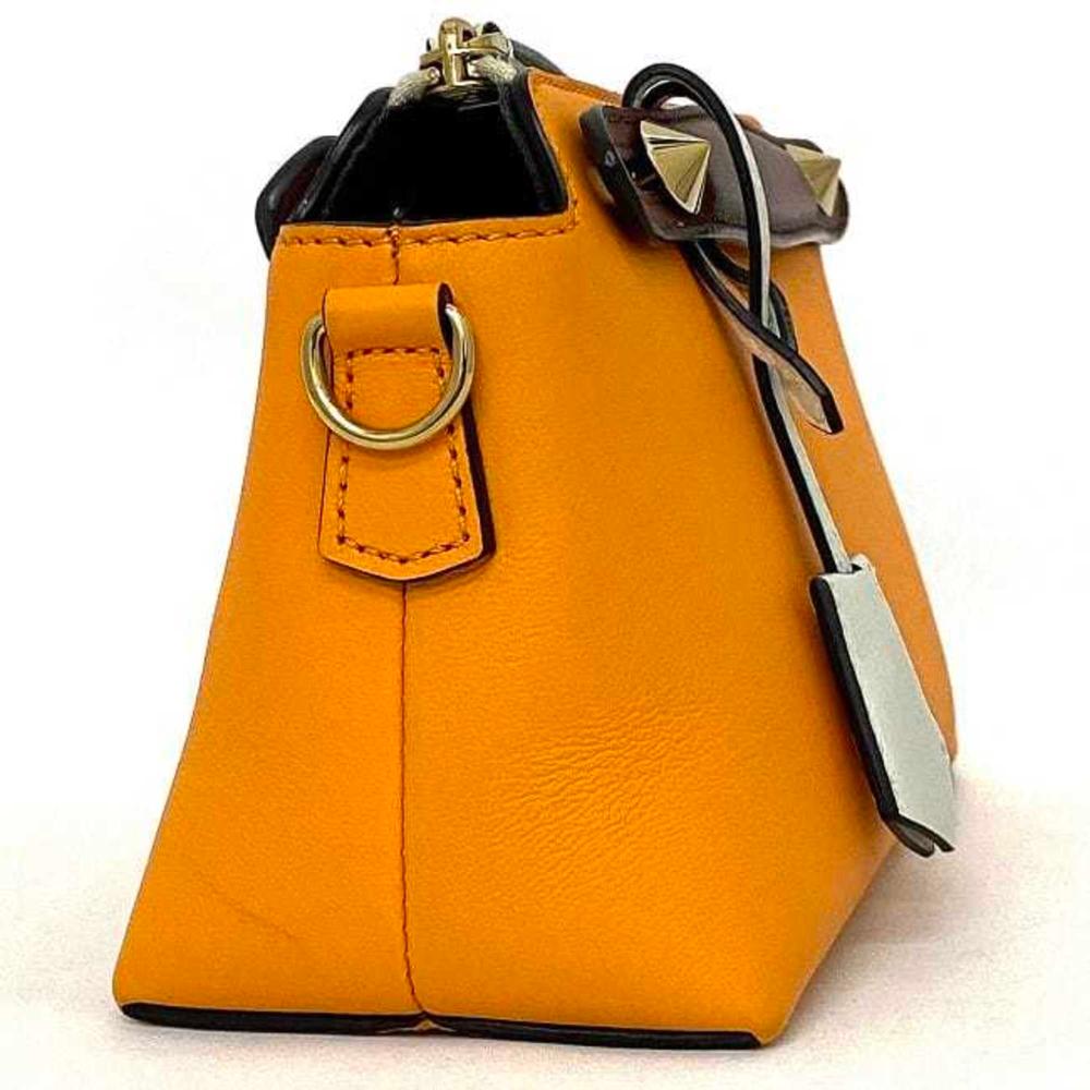 Brown Leather Fendi Crossbody Bag