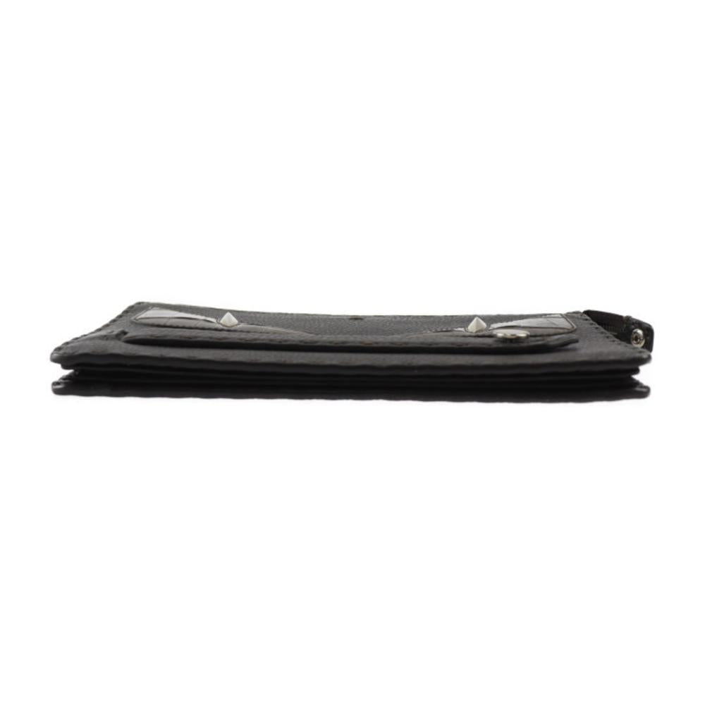 Brown Leather Fendi Clutch