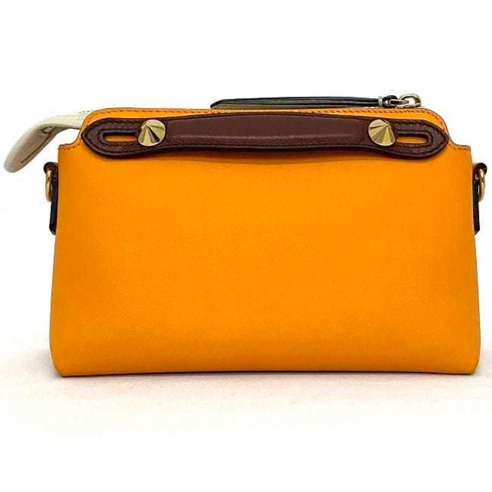 Brown Leather Fendi Crossbody Bag