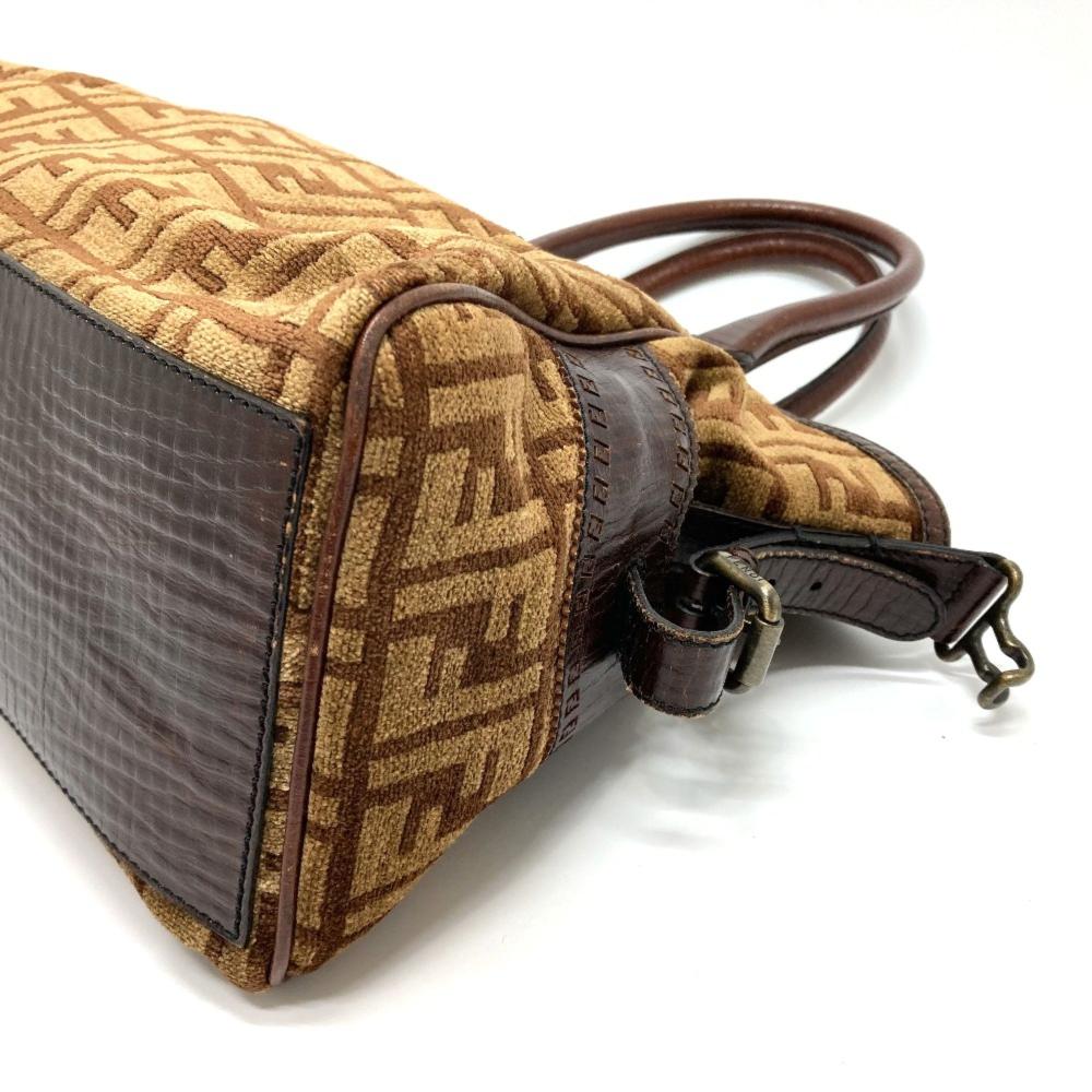 Brown Leather Fendi Baguette