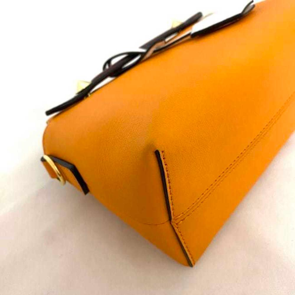 Brown Leather Fendi Crossbody Bag