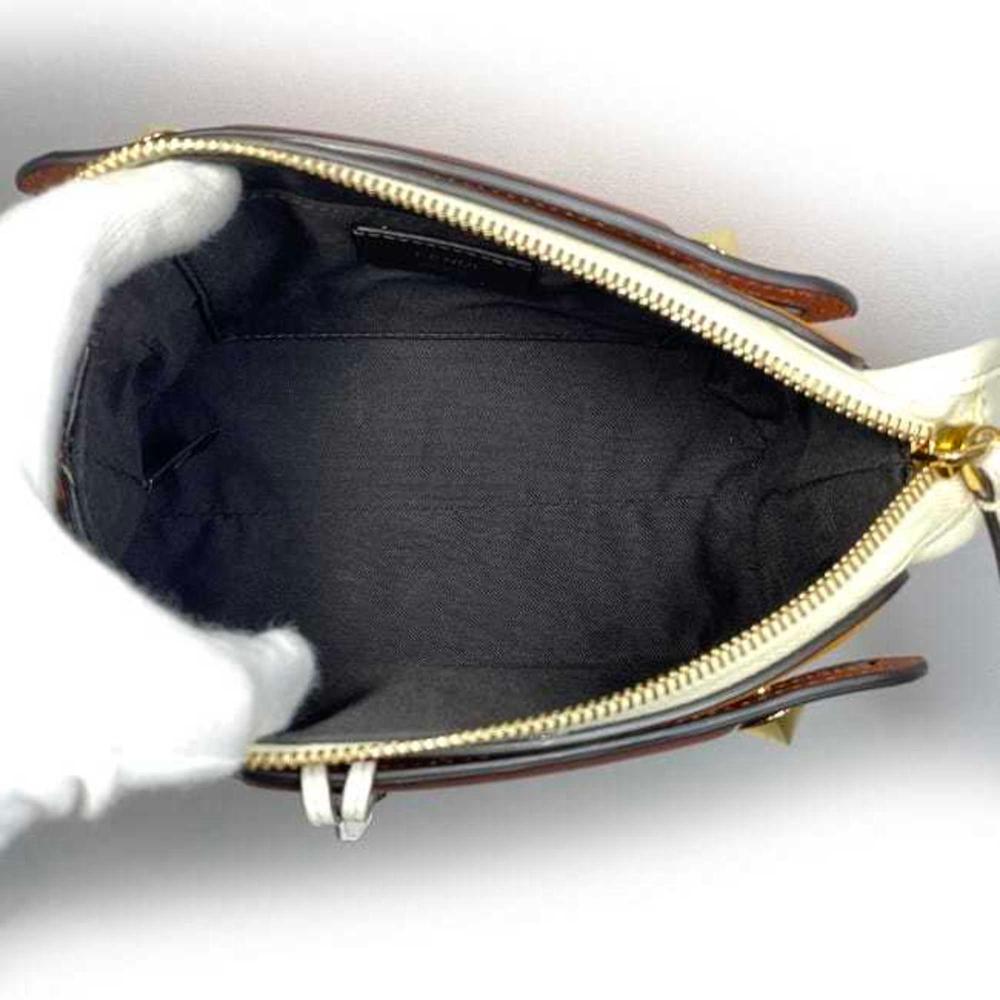 Brown Leather Fendi Crossbody Bag
