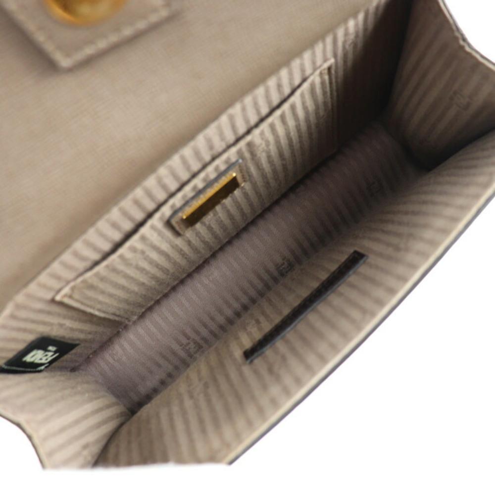 Brown Leather Fendi Handbag