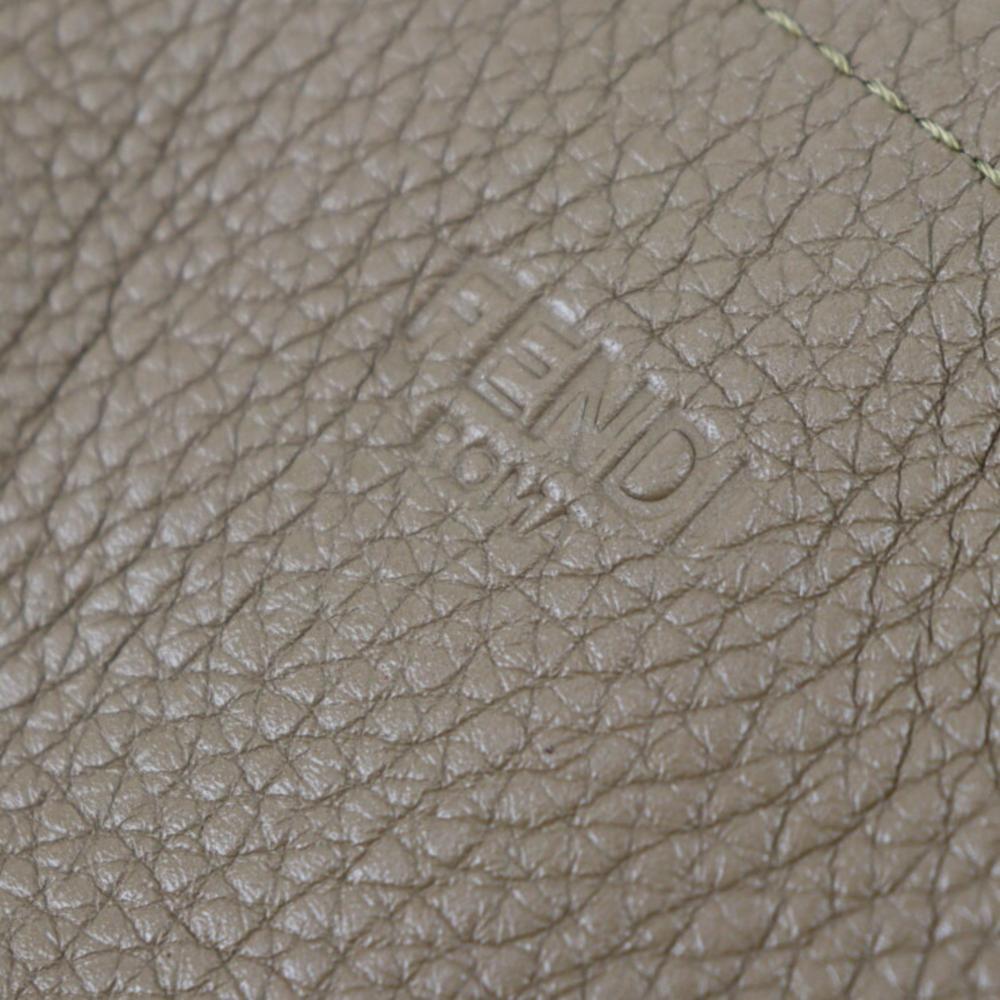 Brown Leather Fendi Tote