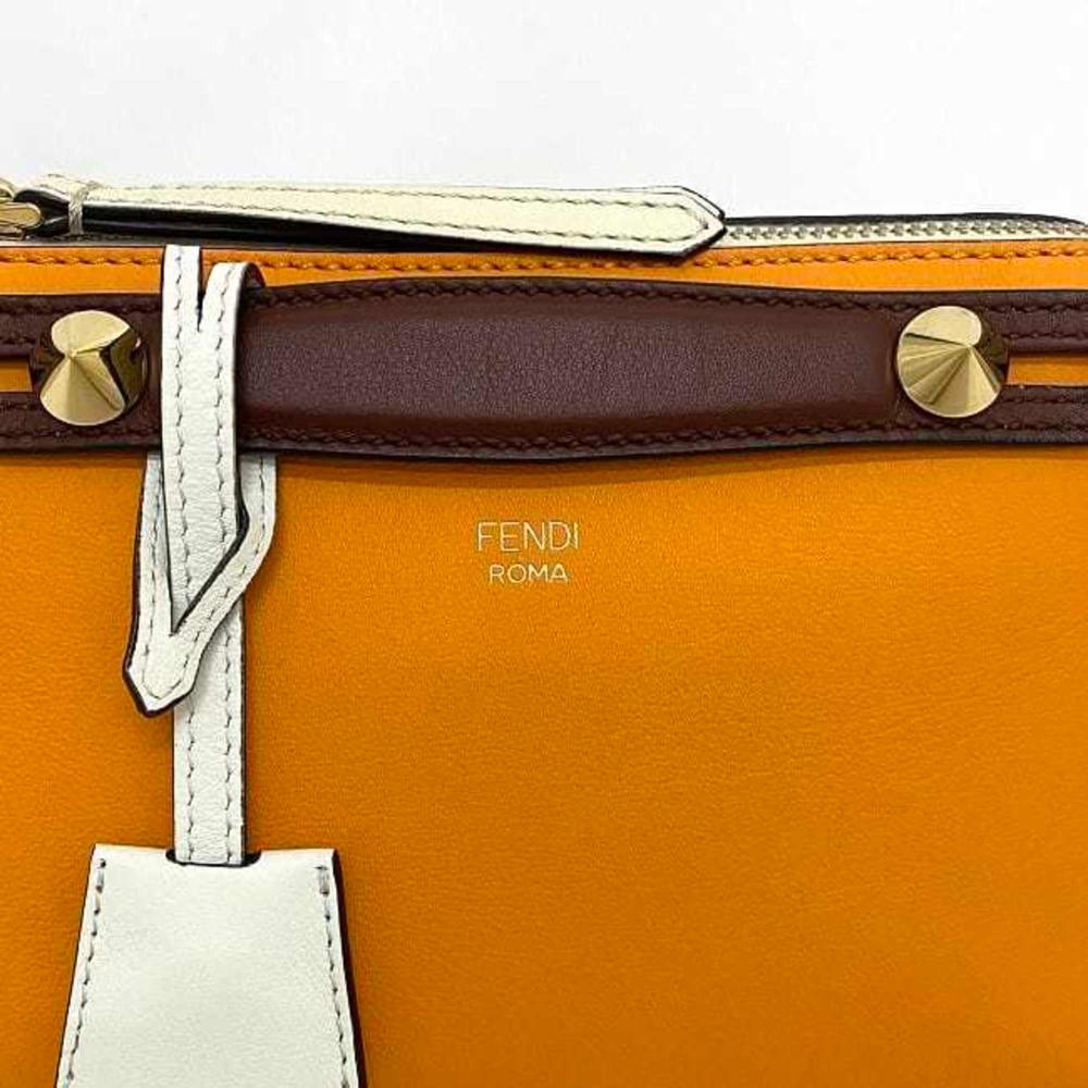 Brown Leather Fendi Crossbody Bag