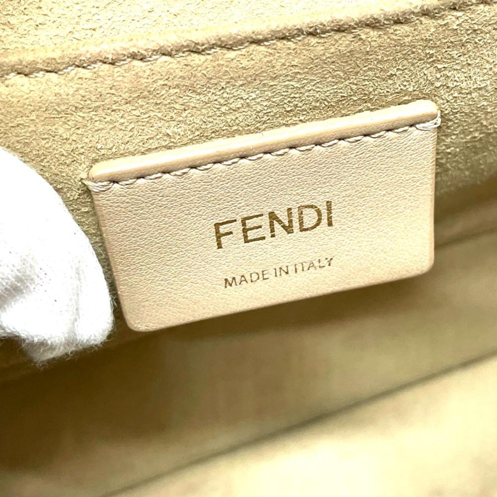 Brown Leather Fendi Baguette