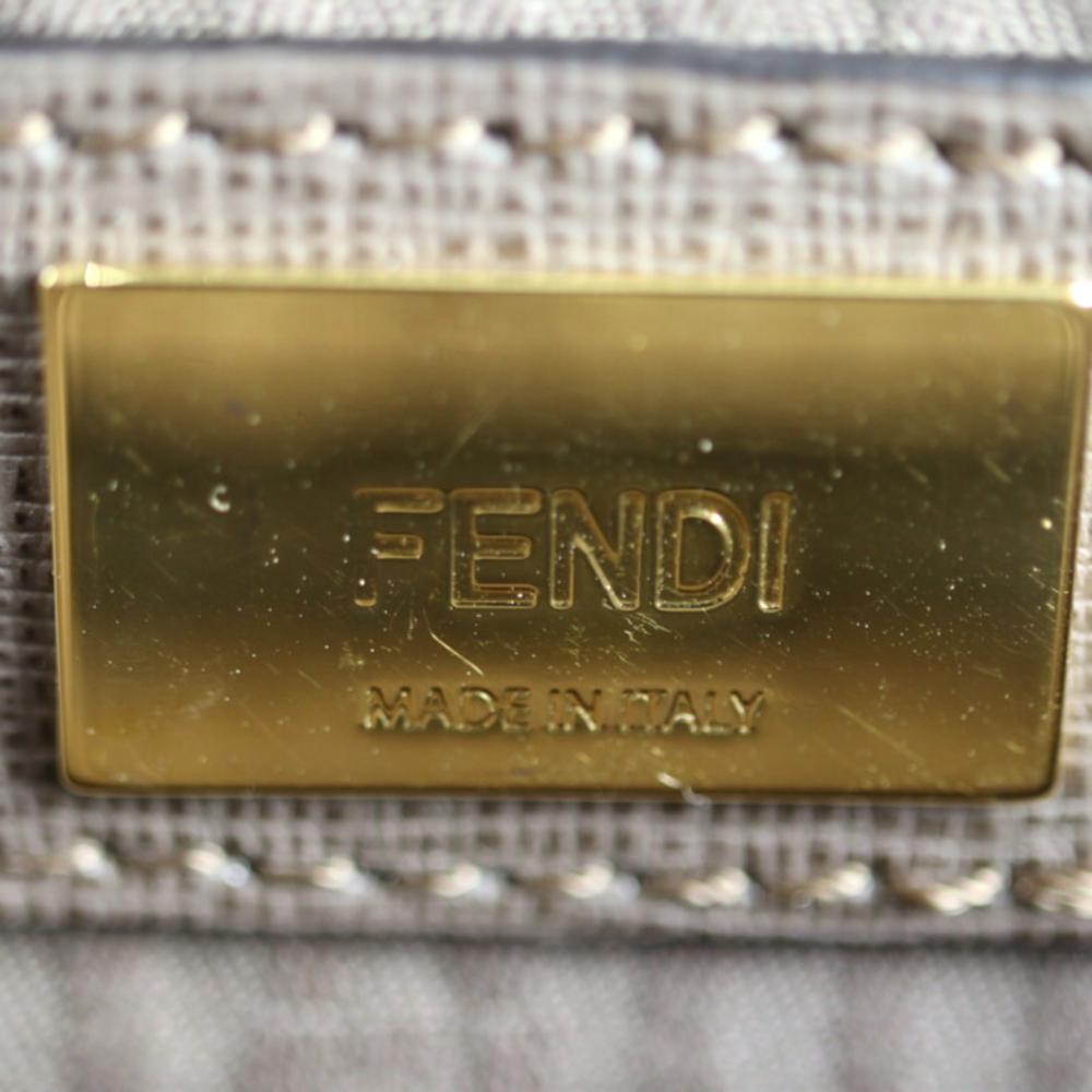 Brown Leather Fendi Handbag