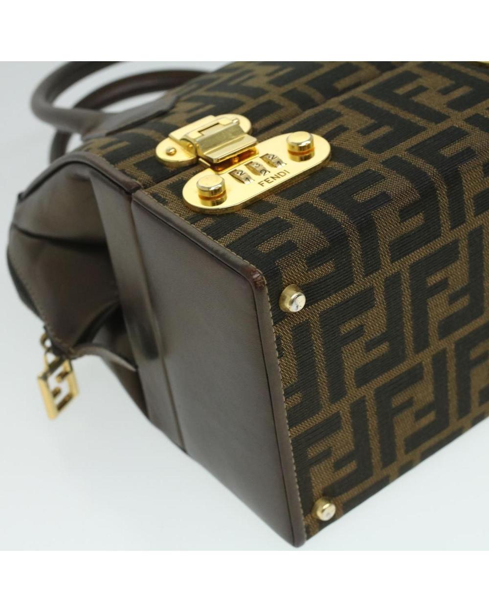 Brown Nylon Fendi Tote