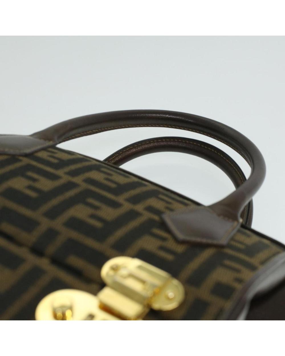 Brown Nylon Fendi Tote