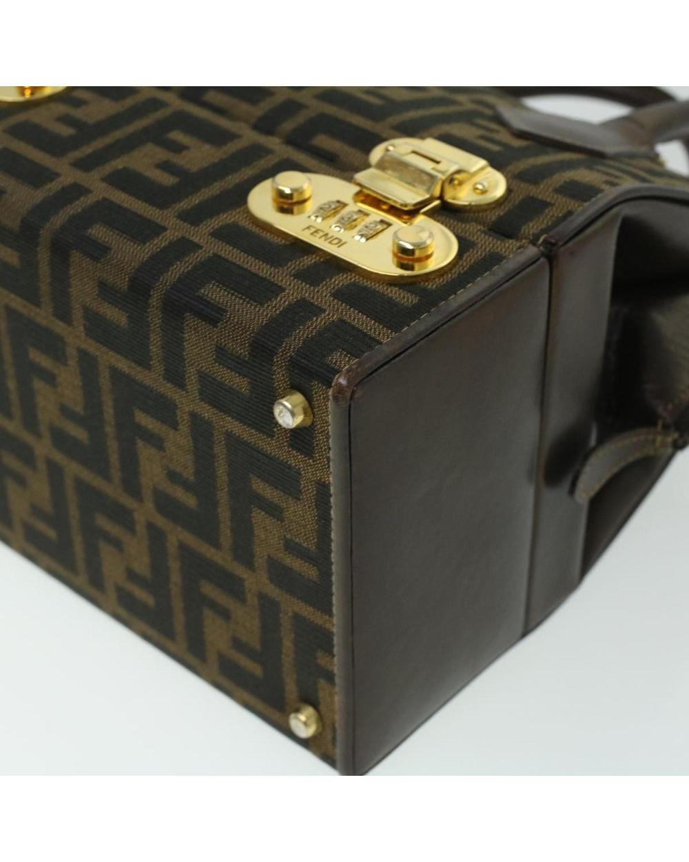 Brown Nylon Fendi Tote